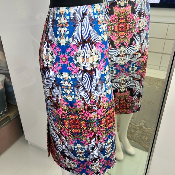 Milly For Kohl's Collection "Umbrella" Pencil Skirt SZ M - Picture 7 of 16